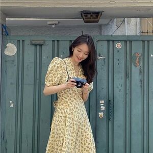 Floral Yellow Dress🌼🌼🌼🌼